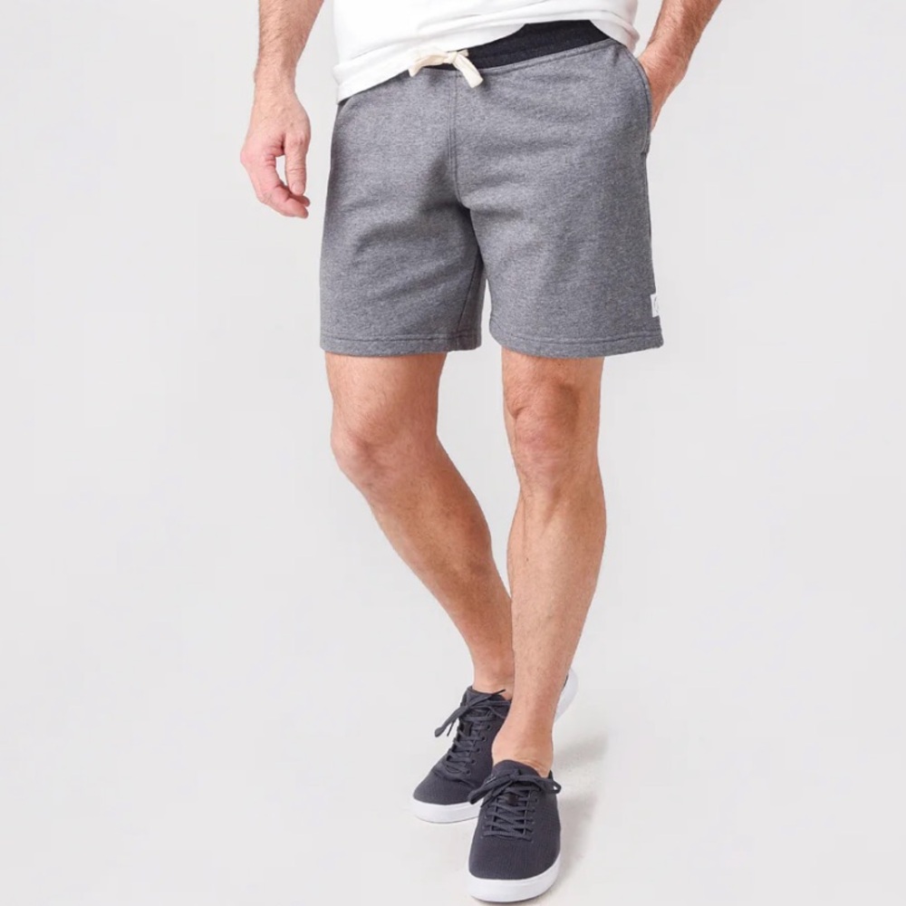 NWT Chubbies Men's The Schwort Lightweight Loungewear 7" Shorts‎ Gray Medium